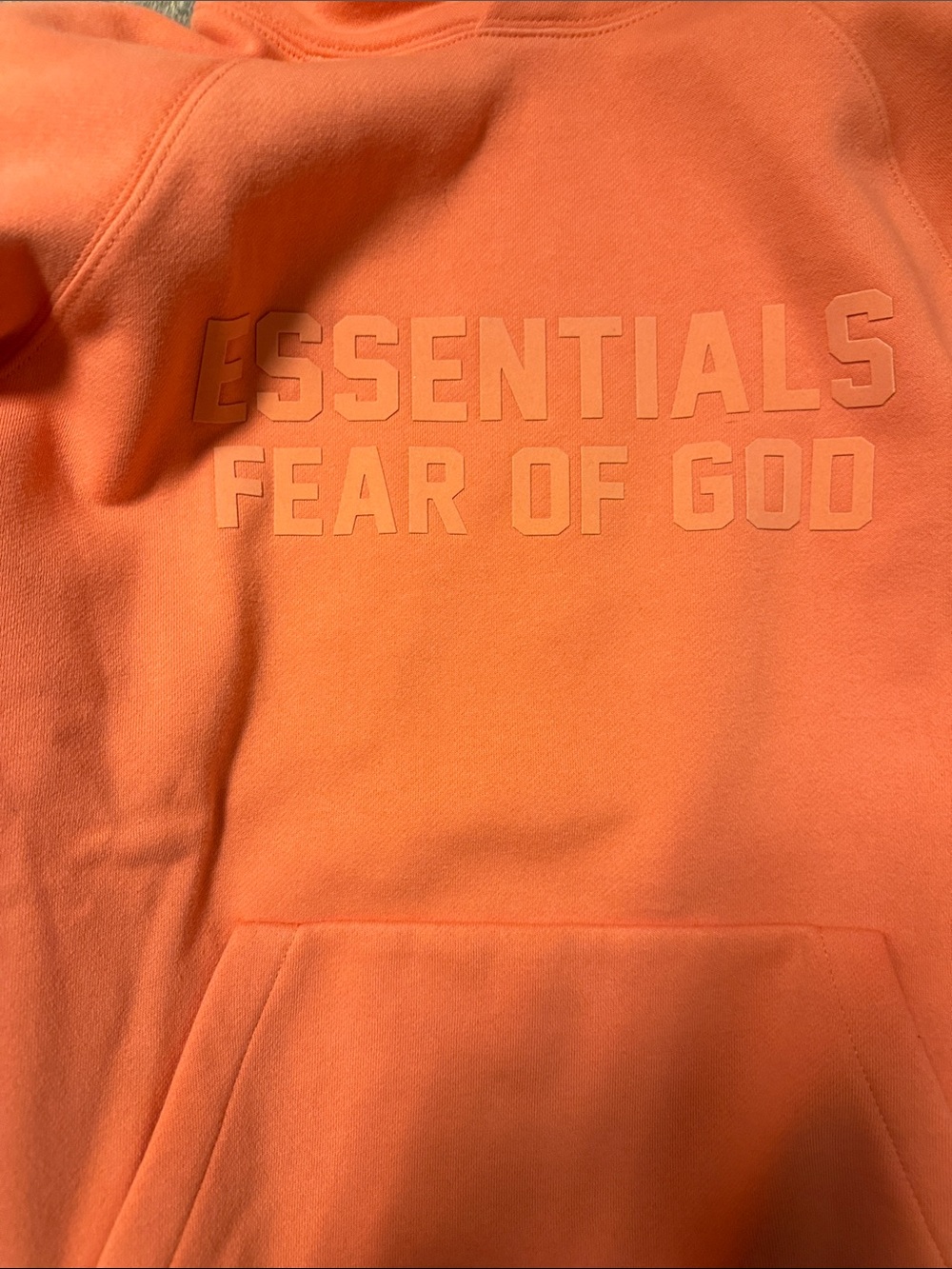 Essentials fear of God coral Hoodie & Shorts Set. Xs. New! - Picture 4 of 9